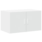 Storage Cabinet White 70x42.5x225 cm Engineered Wood