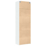 Storage Cabinet White 70x42.5x225 cm Engineered Wood - Low Angle