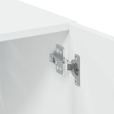 Storage Cabinet White 70x42.5x225 cm Engineered Wood - Extra Image