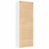 Storage Cabinet White 80x42.5x225 cm Engineered Wood - Low Angle