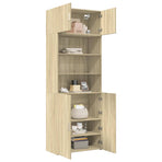 Storage Cabinet Sonoma Oak 80x42,5x225 cm Engineered Wood