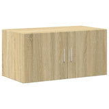 Storage Cabinet Sonoma Oak 80x42,5x225 cm Engineered Wood