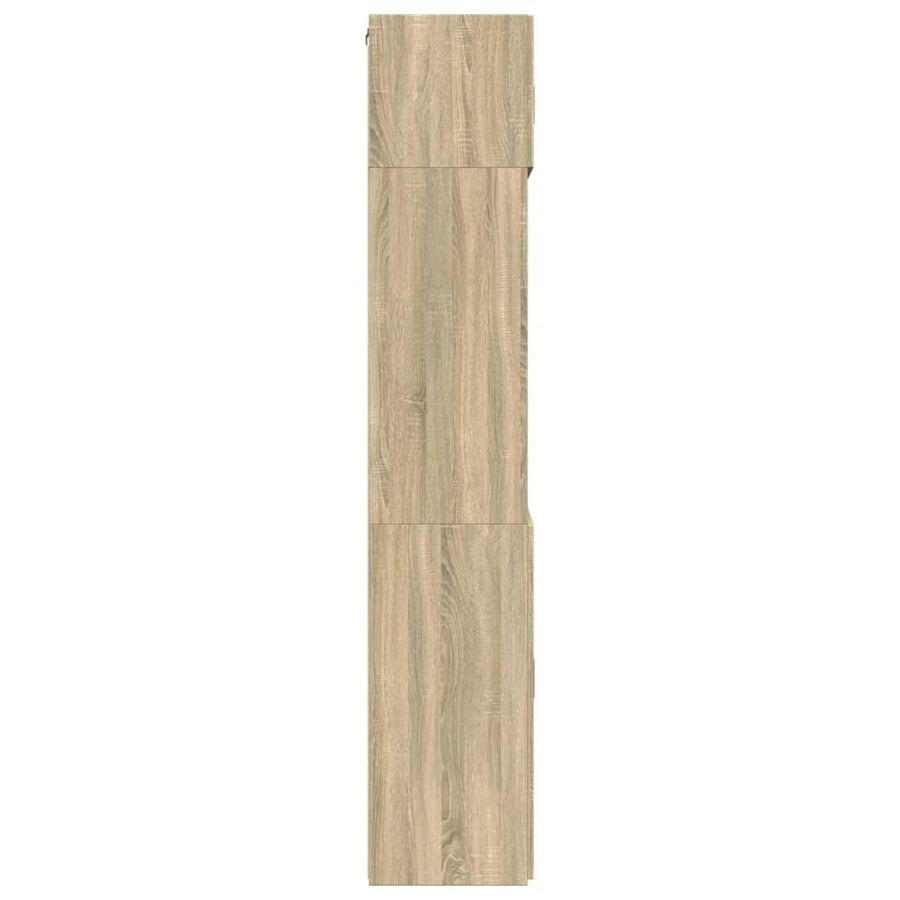 Storage Cabinet Sonoma Oak 80x42,5x225 cm Engineered Wood
