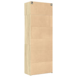 Storage Cabinet Sonoma Oak 80x42,5x225 cm Engineered Wood - Low Angle