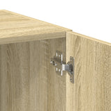 Storage Cabinet Sonoma Oak 80x42,5x225 cm Engineered Wood - Extra Image