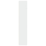 Storage Cabinet White 80x42.5x225 cm Engineered Wood - Close-Up Angle