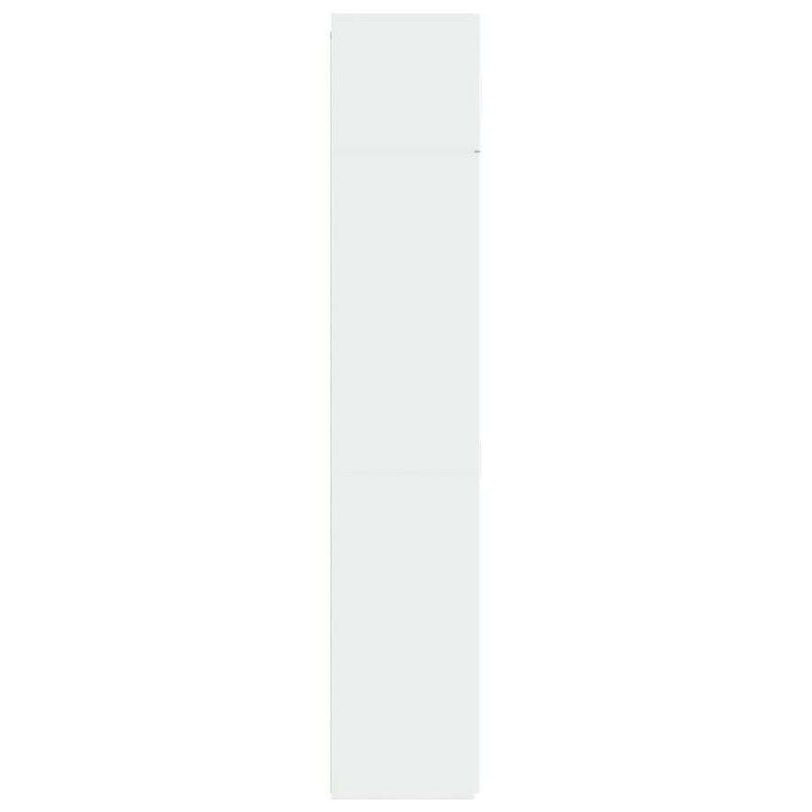 Storage Cabinet White 80x42.5x225 cm Engineered Wood