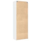 Storage Cabinet White 80x42.5x225 cm Engineered Wood - Low Angle