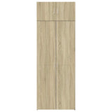 Storage Cabinet Sonoma Oak 80x42,5x225 cm Engineered Wood