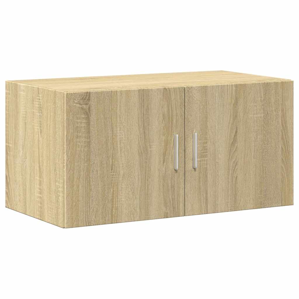 Storage Cabinet Sonoma Oak 80x42,5x225 cm Engineered Wood