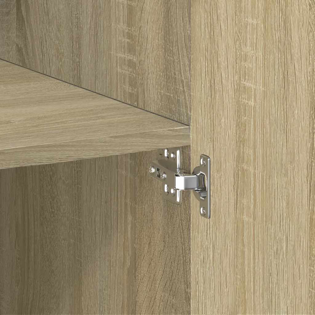 Storage Cabinet Sonoma Oak 80x42,5x225 cm Engineered Wood