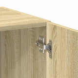 Storage Cabinet Sonoma Oak 80x42,5x225 cm Engineered Wood - Extra Image