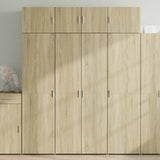 Storage Cabinet Sonoma Oak 80x42,5x225 cm Engineered Wood