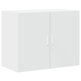 Highboard White 80x42.5x249 cm Engineered Wood
