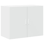 Highboard White 80x42,5x249 cm Engineered Wood