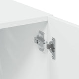 Highboard White 80x42.5x249 cm Engineered Wood - Extra Image
