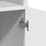 Highboard White 80x42.5x249 cm Engineered Wood - Extra Image