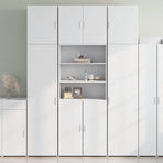 Highboard White 80x42,5x249 cm Engineered Wood