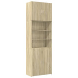 Highboard Sonoma Oak 80x42.5x249 cm Engineered Wood - Front View