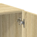 Highboard Sonoma Oak 80x42.5x249 cm Engineered Wood - Extra Image
