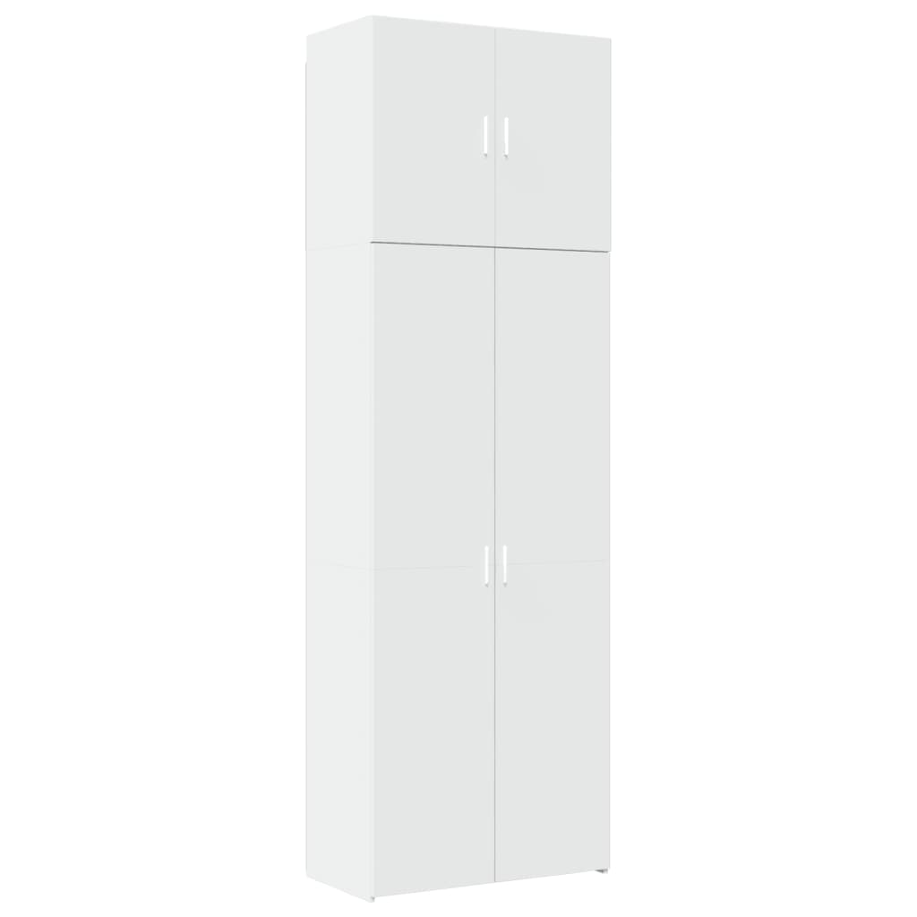 Highboard White 80x42.5x249 cm Engineered Wood