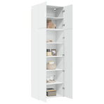 Highboard White 80x42,5x249 cm Engineered Wood