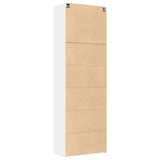 Highboard White 80x42.5x249 cm Engineered Wood - Low Angle