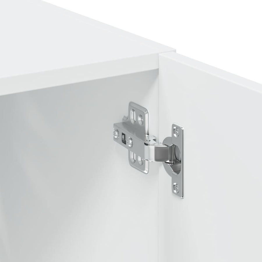 Highboard White 80x42,5x249 cm Engineered Wood