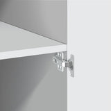 Highboard White 80x42.5x249 cm Engineered Wood