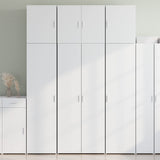 Highboard White 80x42.5x249 cm Engineered Wood
