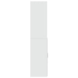 Highboard White 80x42.5x185 cm Engineered Wood - 45-Degree Angle