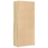 Highboard Sonoma Oak 80x42.5x185 cm Engineered Wood - Top-Down View