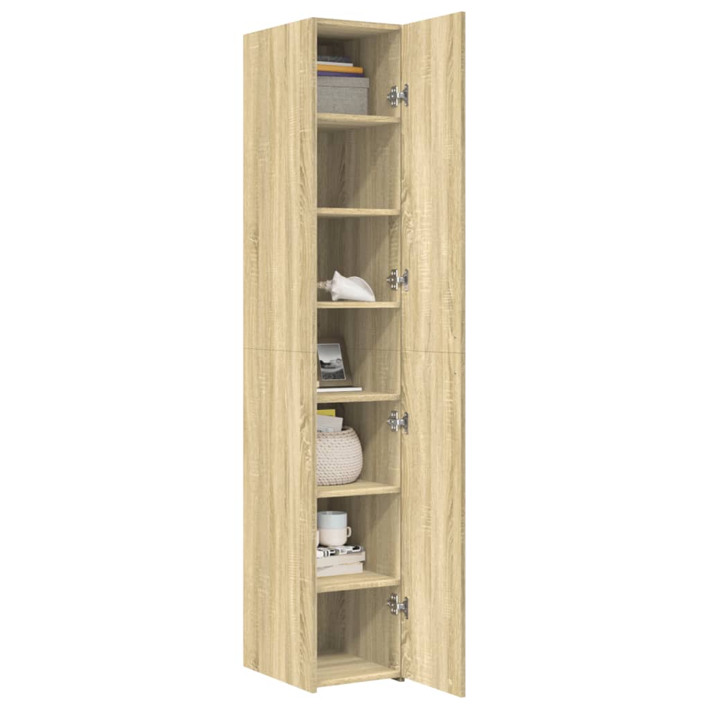 Highboard Sonoma Oak 30x42.5x185 cm Engineered Wood