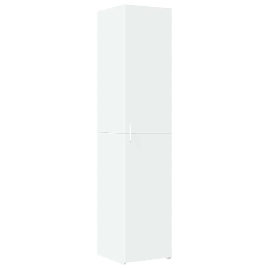 Highboard White 40x42.5x185 cm Engineered Wood