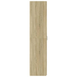 Highboard Sonoma Oak 40x42.5x185 cm Engineered Wood - 45-Degree Angle