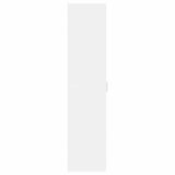 Highboard White 45x42.5x185 cm Engineered Wood