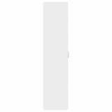 Highboard White 50x42.5x185 cm Engineered Wood