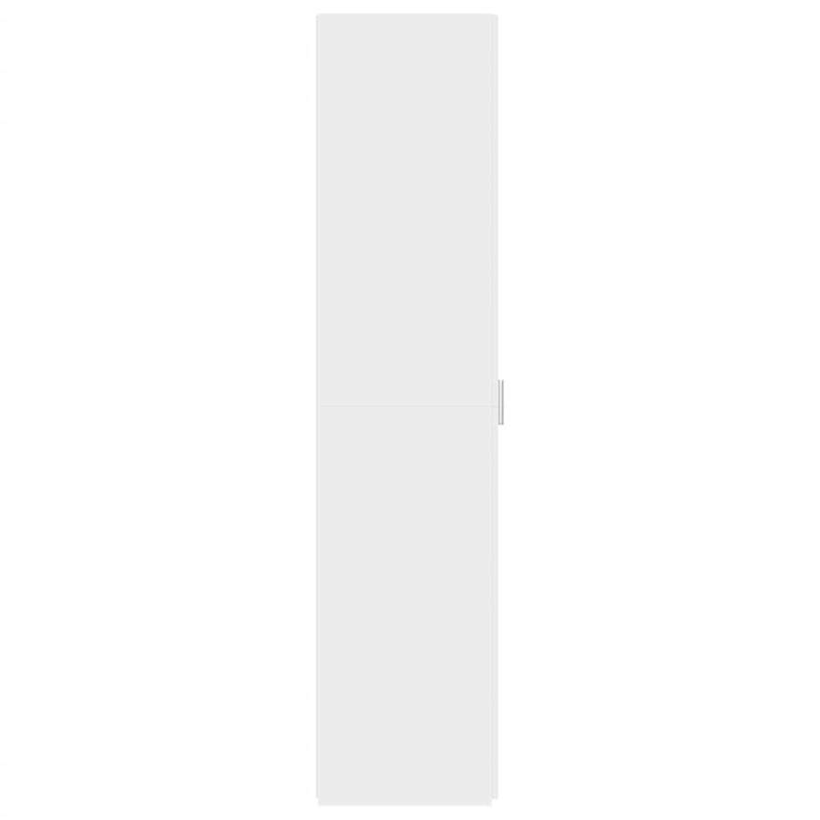 Highboard White 50x42.5x185 cm Engineered Wood