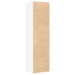 Highboard White 50x42.5x185 cm Engineered Wood