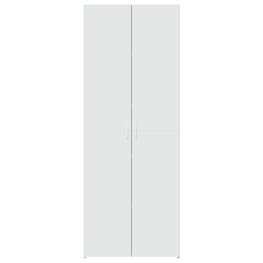 Highboard White 70x42.5x185 cm Engineered Wood