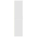 Highboard White 70x42.5x185 cm Engineered Wood