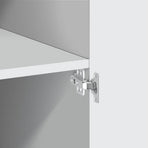 Highboard White 70x42.5x185 cm Engineered Wood