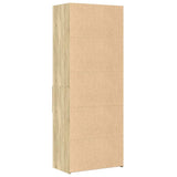Highboard Sonoma Oak 70x42.5x185 cm Engineered Wood - Top-Down View