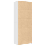 Highboard White 70x42.5x185 cm Engineered Wood - Rear View