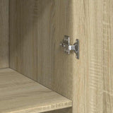 Highboard Sonoma Oak 70x42.5x185 cm Engineered Wood - Close-Up Angle