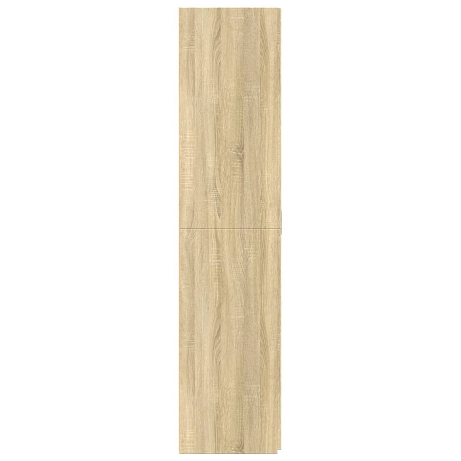 Highboard Sonoma Oak 80x42.5x185 cm Engineered Wood