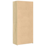 Highboard Sonoma Oak 80x42.5x185 cm Engineered Wood