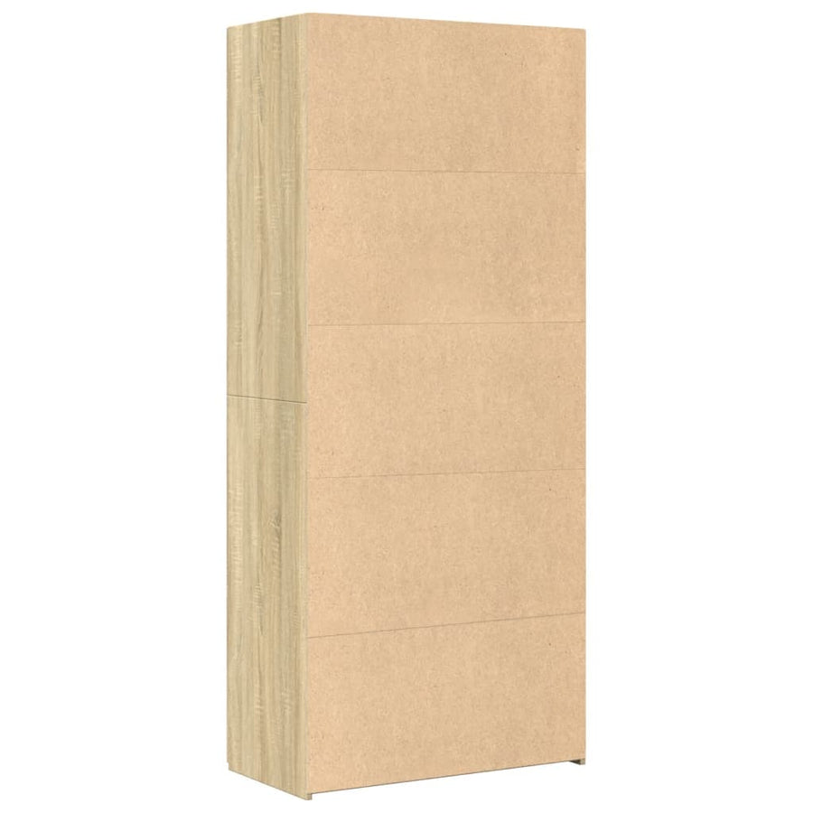 Highboard Sonoma Oak 80x42.5x185 cm Engineered Wood
