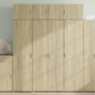 Highboard Sonoma Oak 80x42.5x185 cm Engineered Wood