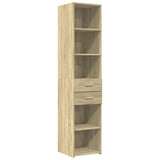 Highboard Sonoma Oak 40x42.5x185 cm Engineered Wood